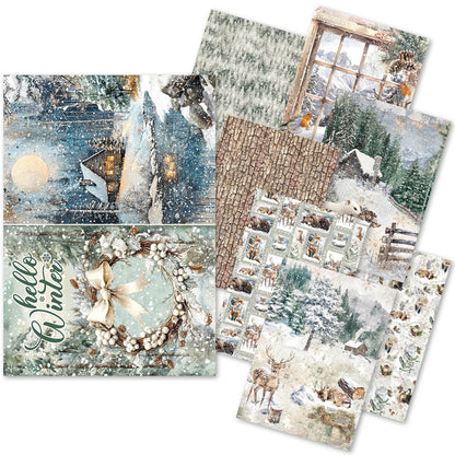 Papier de Riz A5 MIXTE 8/Paquet Contes de la Forêt