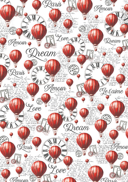 Calque Paris Je t’aime Motifs Papier A4 6/Paq.