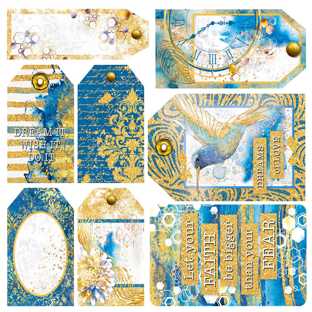 Ciao Bella Calque Indigo prédécoupé 6"x6" 6/Paquet