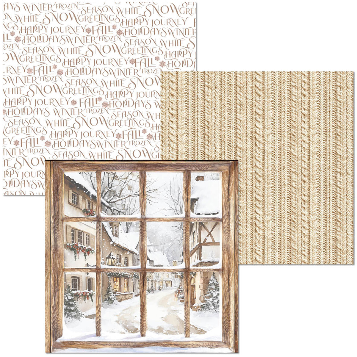 Deluxe Paper Pearl Copper & Vellum Dual Pack MIXED 6/Pkg Winter Season