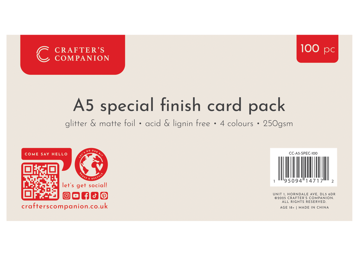 Crafter’s Companion A5 Special Finished Card – 100pk
