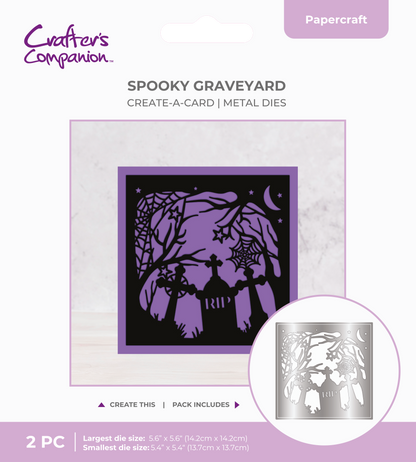 Crafter's Companion Create a Card Die Set Spooky Graveyard