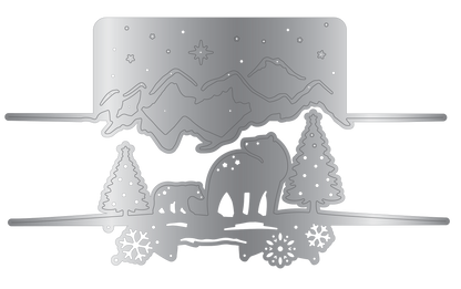 Crafter's Companion Metal Die Edge Set - Arctic Friends