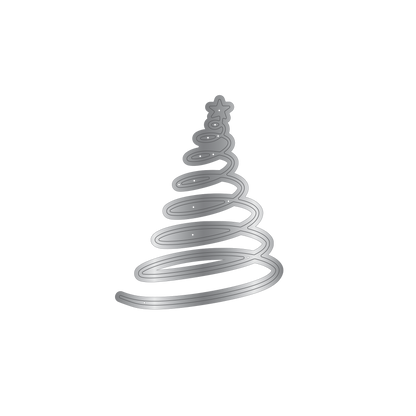 Crafters Companion Metal Die Christmas Embellishment - Christmas Tree