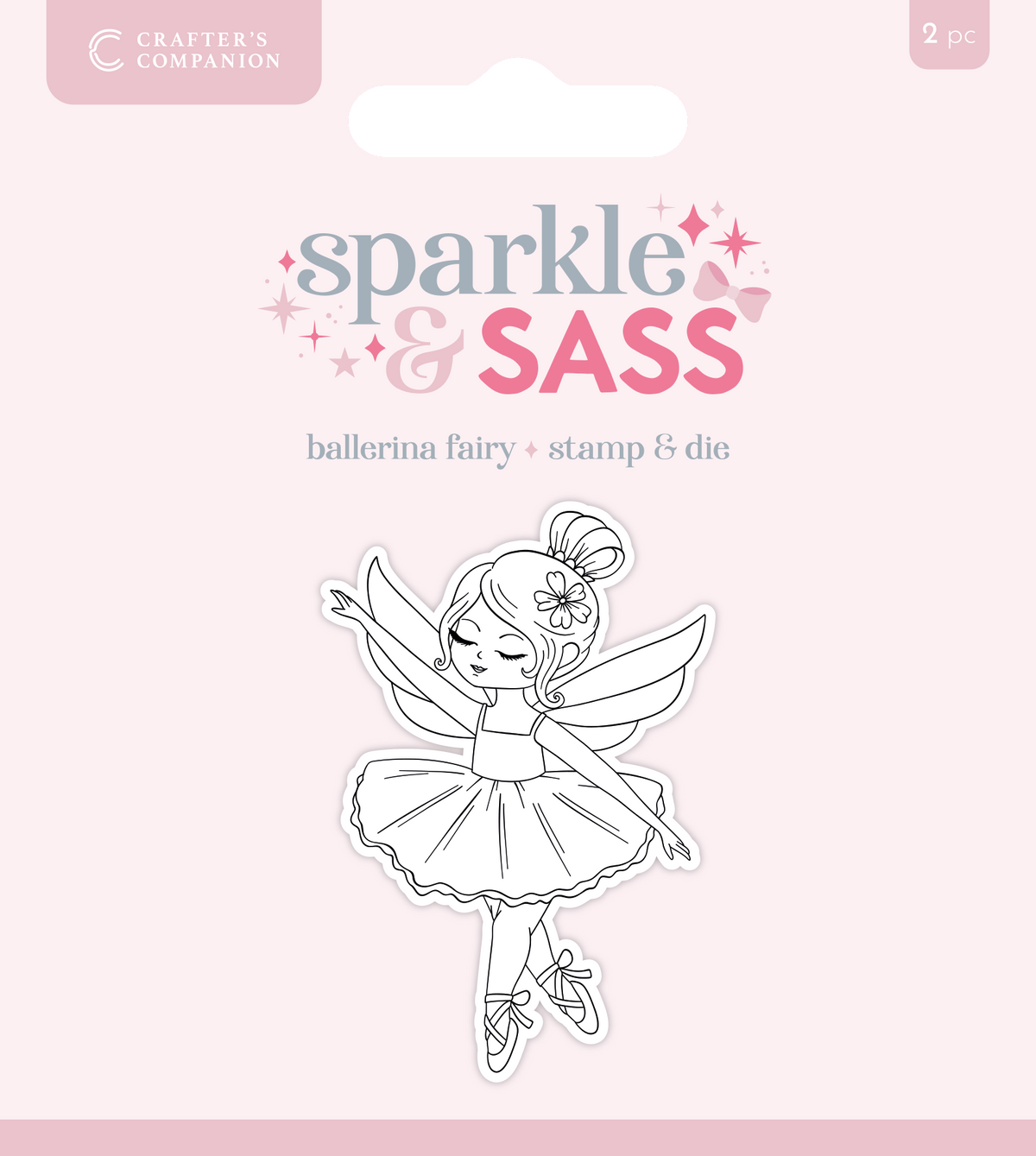 Crafters Companion Stamp & Die - Ballerina Fairy
