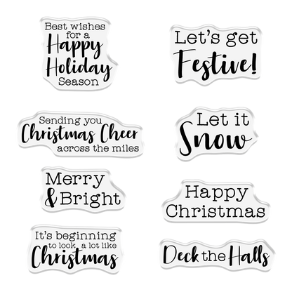 Crafters Companion Stamp & Die - Festive Camper