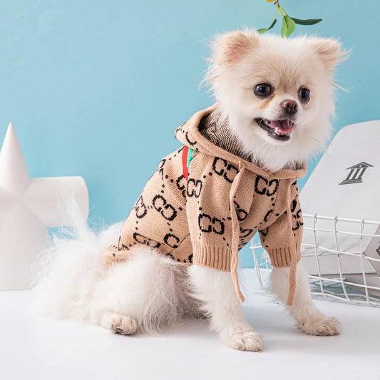 Pull pour chien en maille signature Nancy Gigi | Pull pour chien douillet de qualité supérieure