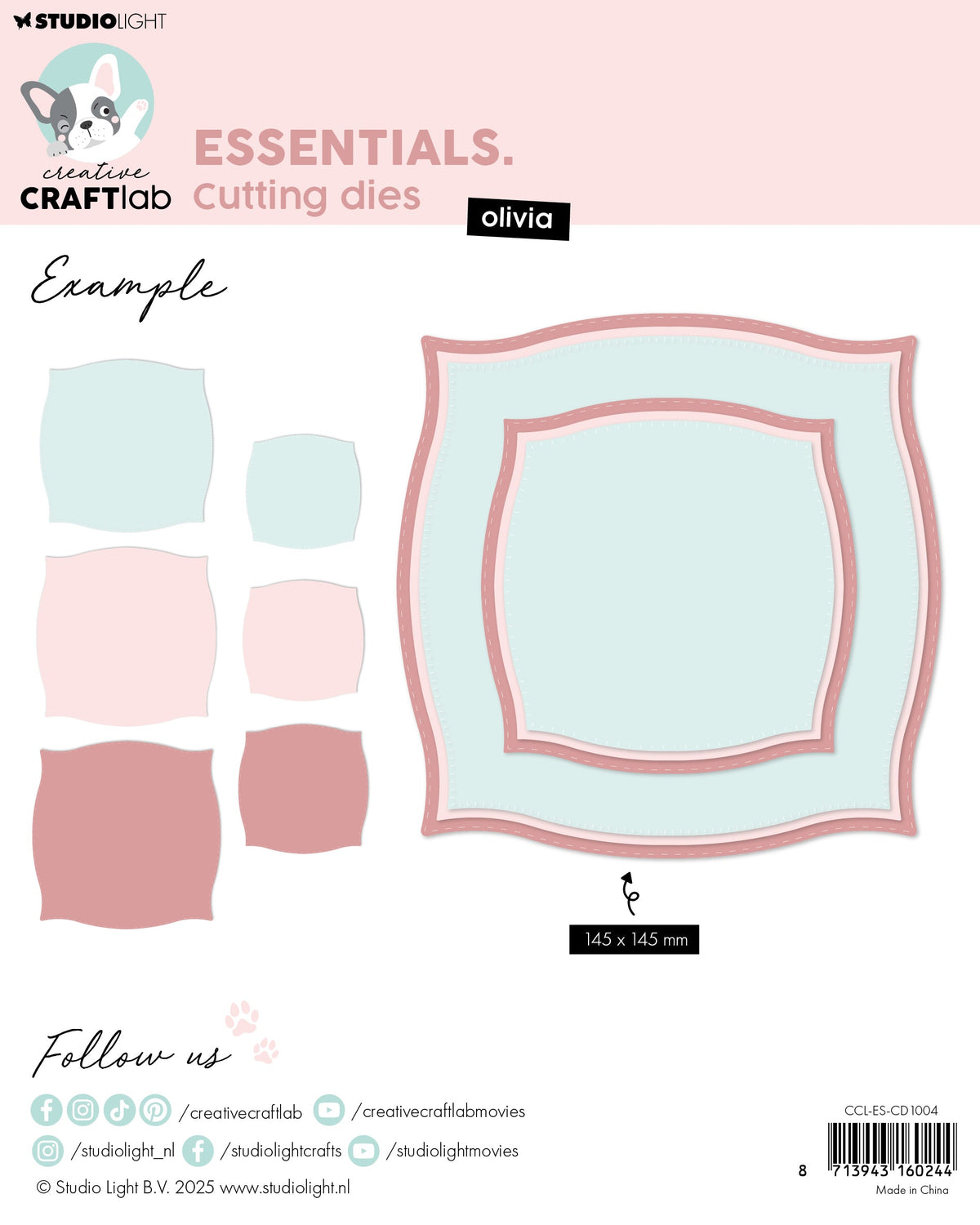 CCL Matrice de découpe Olivia Essentials 6 pièces