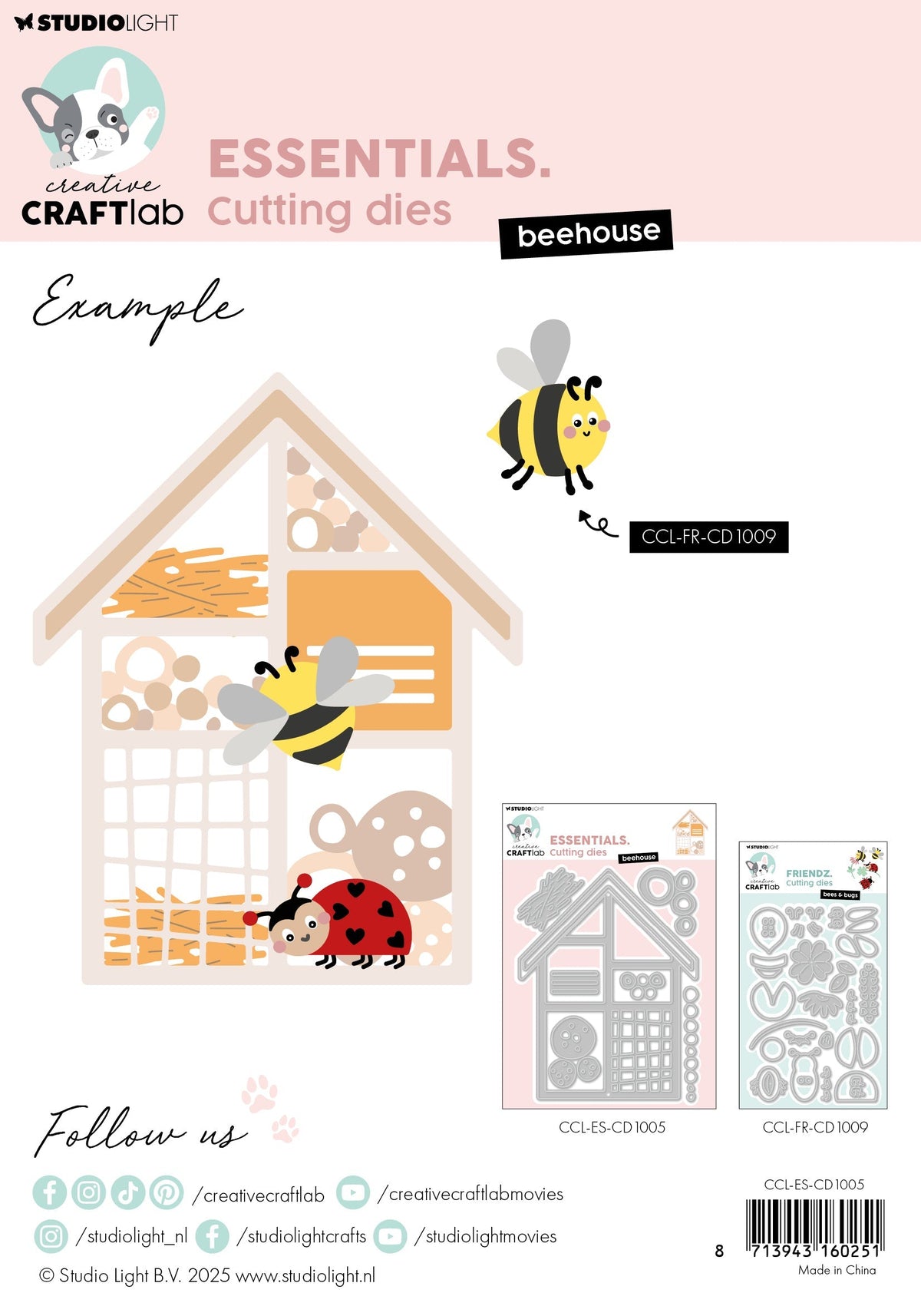 CCL Cutting Die Beehouse Essentials 8 Pieces