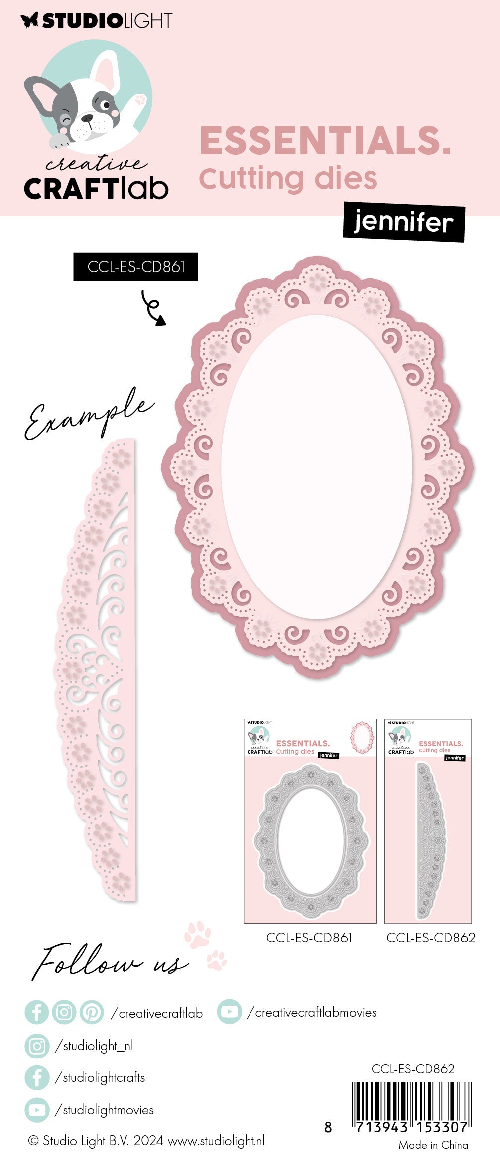 Matrice de découpe CCL Jennifer Essentials 1 pièce