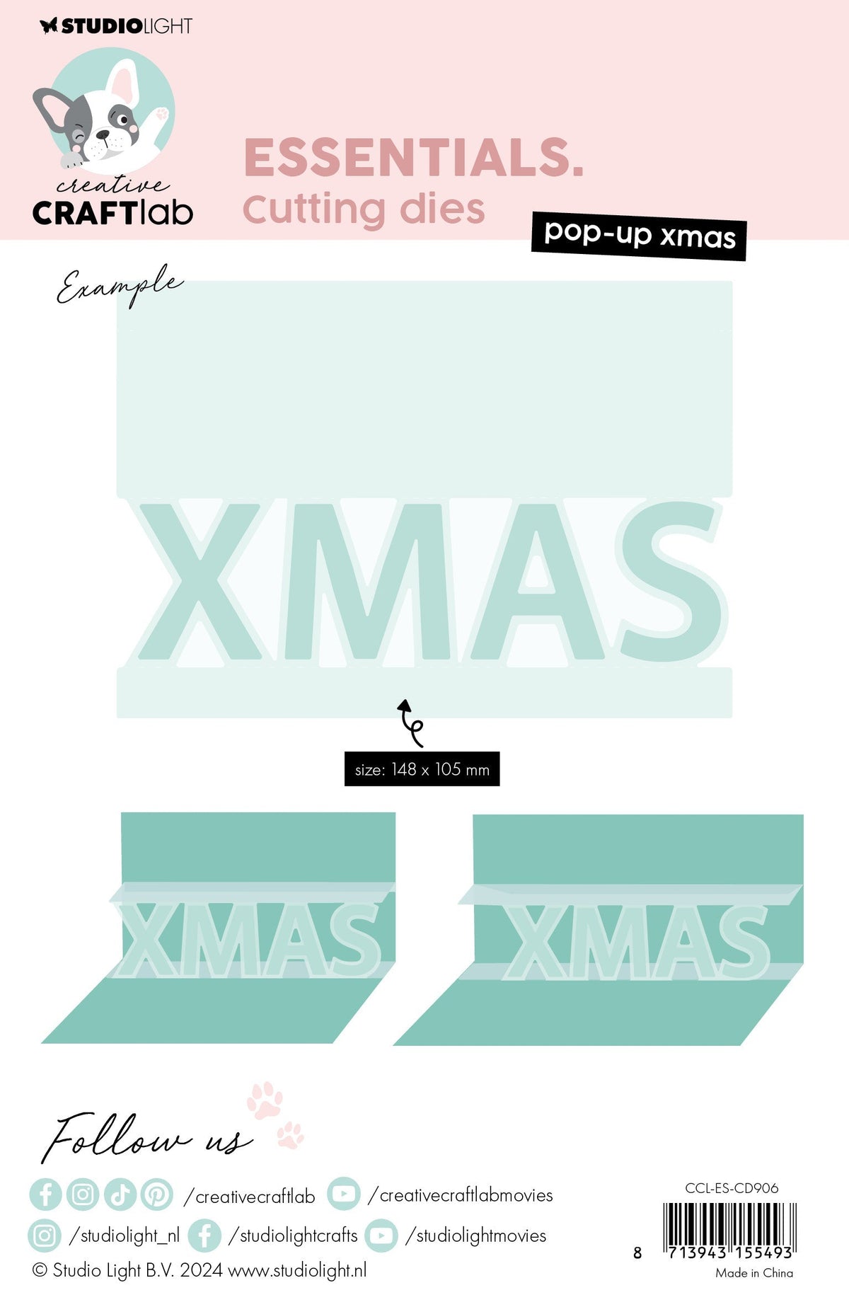 Matrice de découpe CCL Pop-Up Indispensables de Noël 1 PC