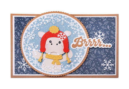 CCL Cutting Die Wordz Winter Essentials 132x70x1mm 6 Pieces