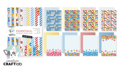 CCL Designer Paper Pad Speak Emoji Essentials 24 Sheets