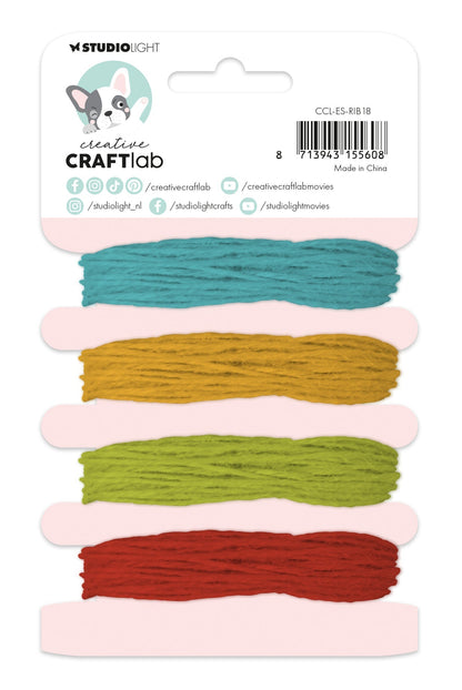 Corde de chanvre CCL Couleurs vives Essentiels 4 pièces