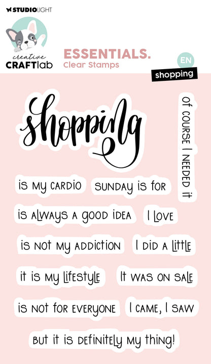 CCL Clear Stamp Shopping Essentials 13 PC