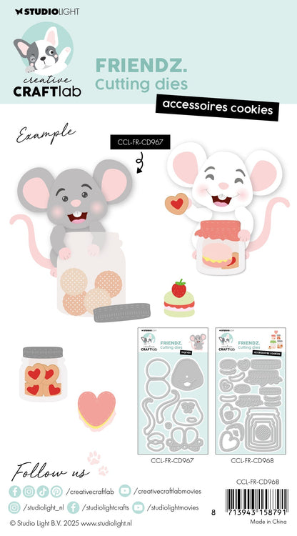 CCL Cutting Die Accessoires Cookies Friendz 23 PC