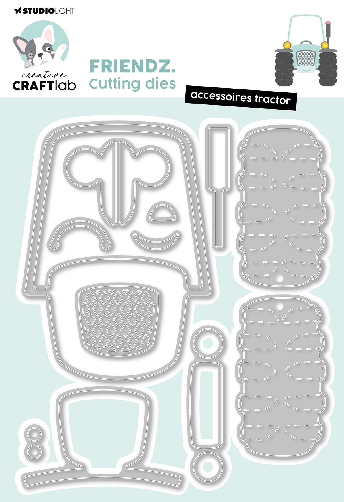 CCL Cutting Die Accessoires Tractor Friendz 13 PC