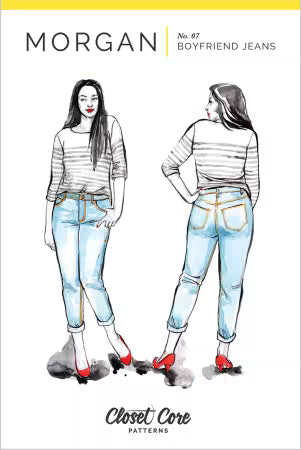 Morgan Boyfriend Jeans by Closet Core Patterns