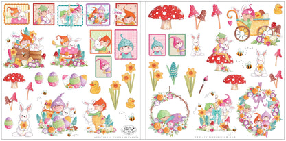 Craft Consortium Que le printemps commence - Bloc de papier 30x30 cm