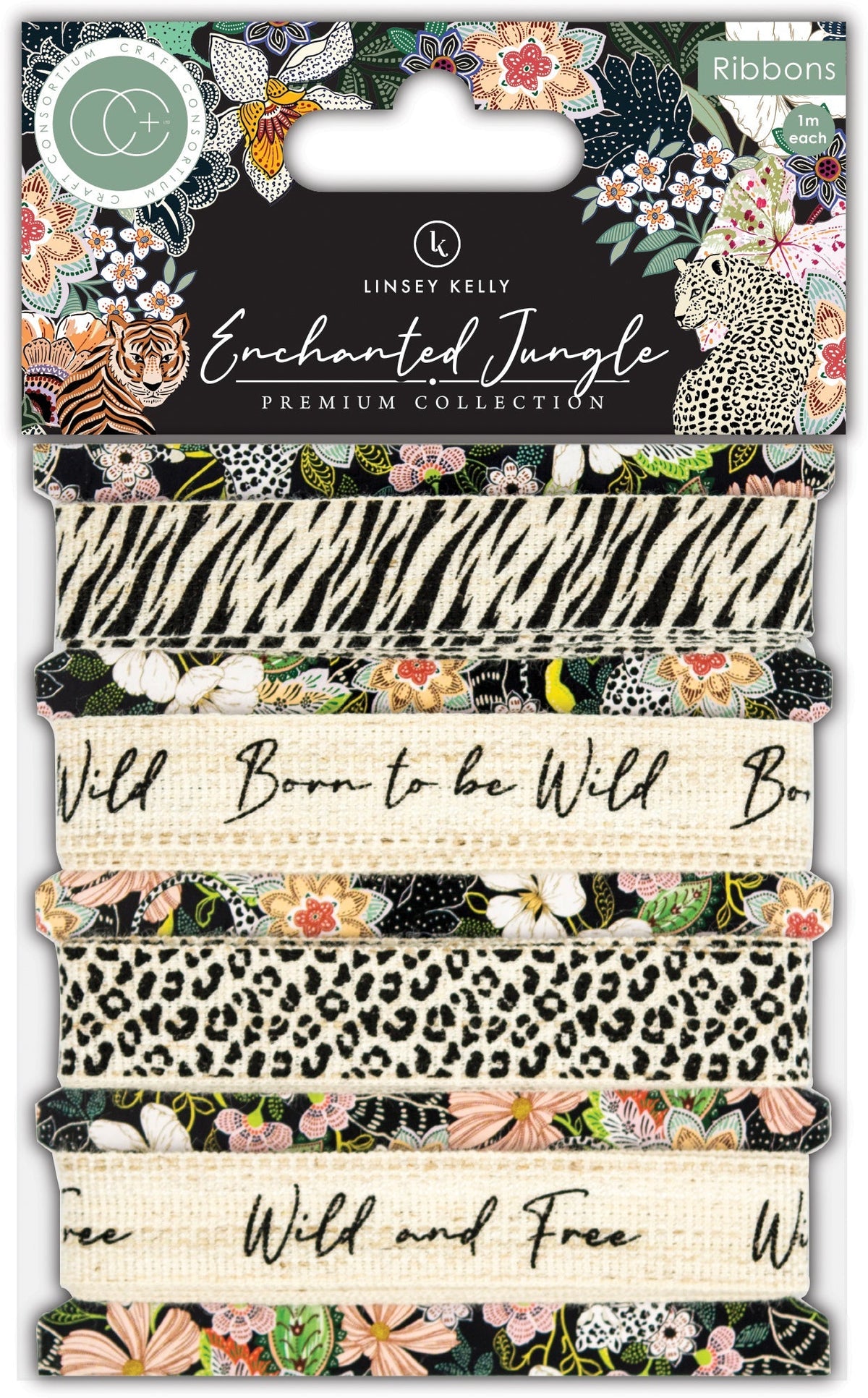 Craft Consortium Enchanted Jungle - Rubans