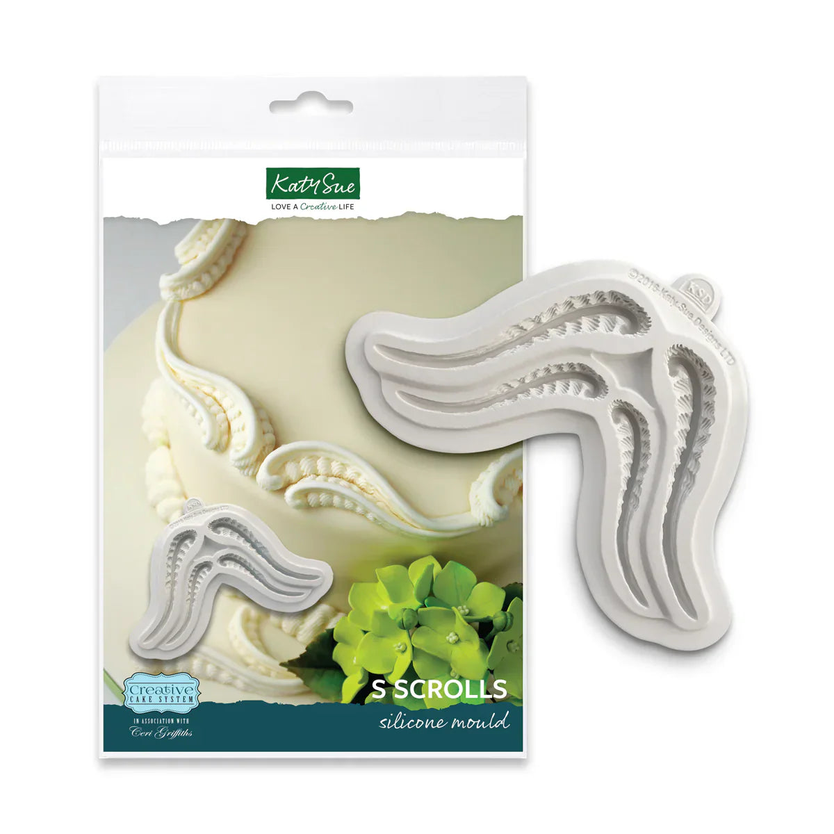 Moule en silicone Volutes