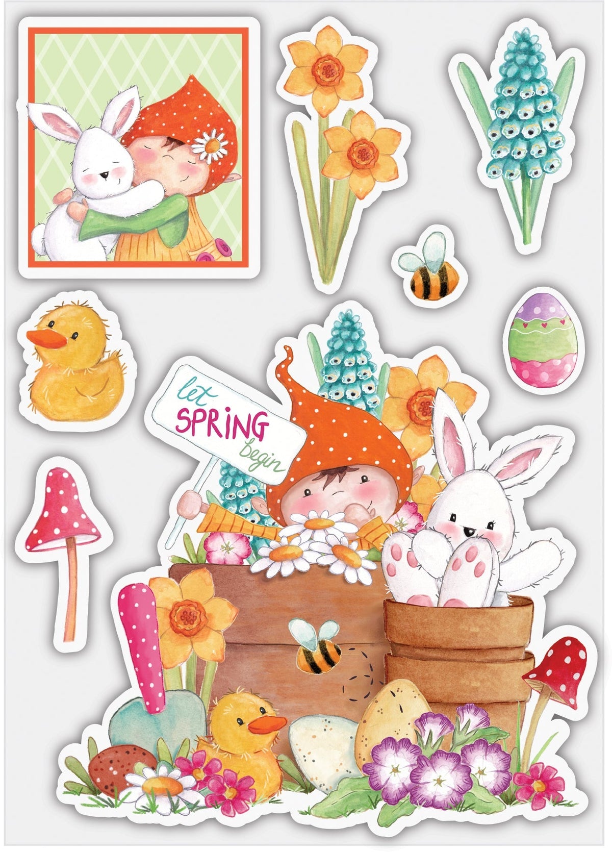 Craft Consortium Que le printemps commence - Set de tampons - Que le printemps commence