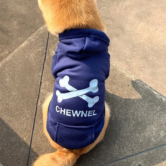 Coco Chewnel Bone Dog Hoodie | Dog Hoodie