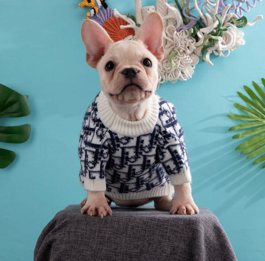 Deorel Classic Knit Dog Sweater | Pullover Top