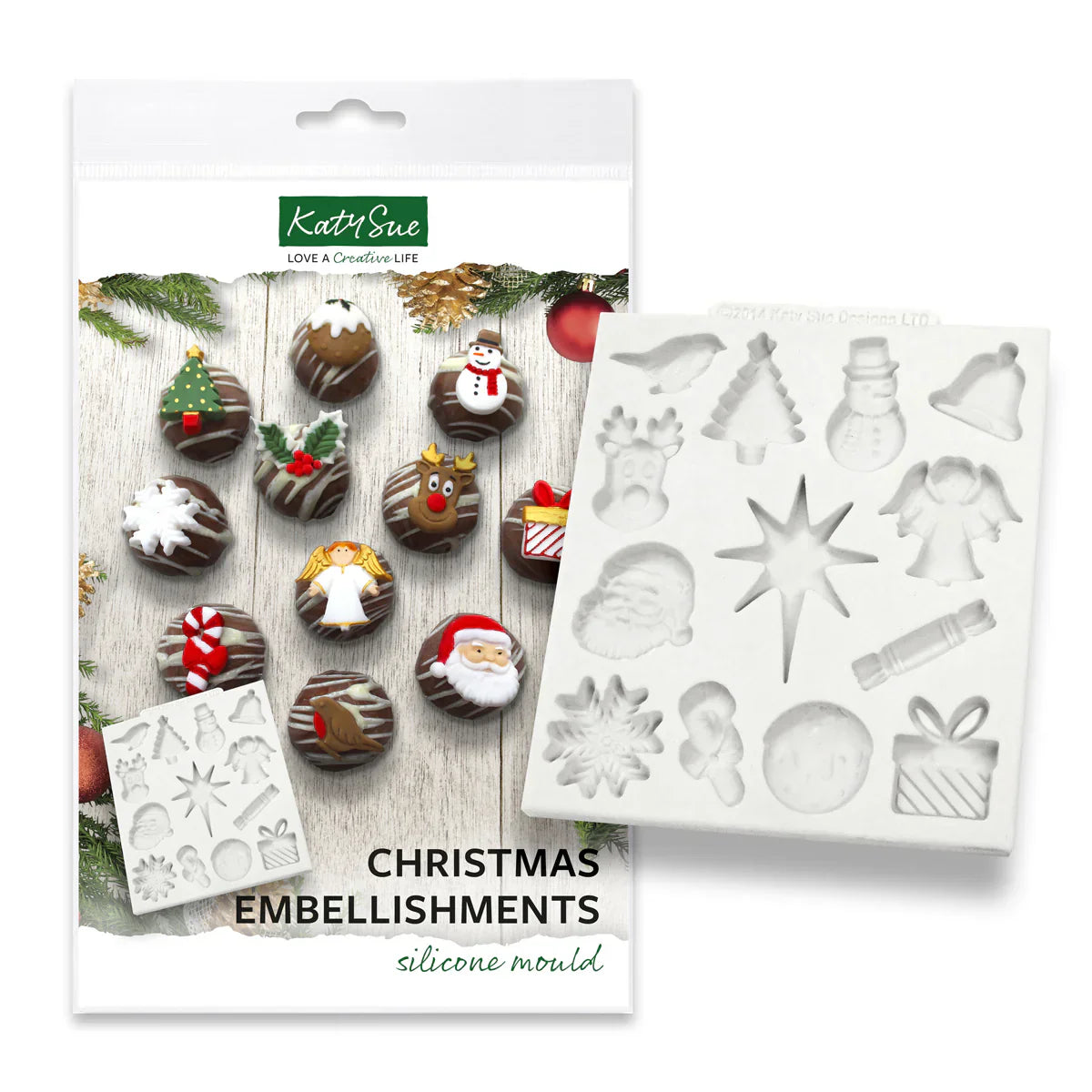 Christmas Embellishments Silicone Mould