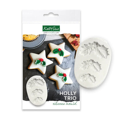 Holly Trio Silicone Mould