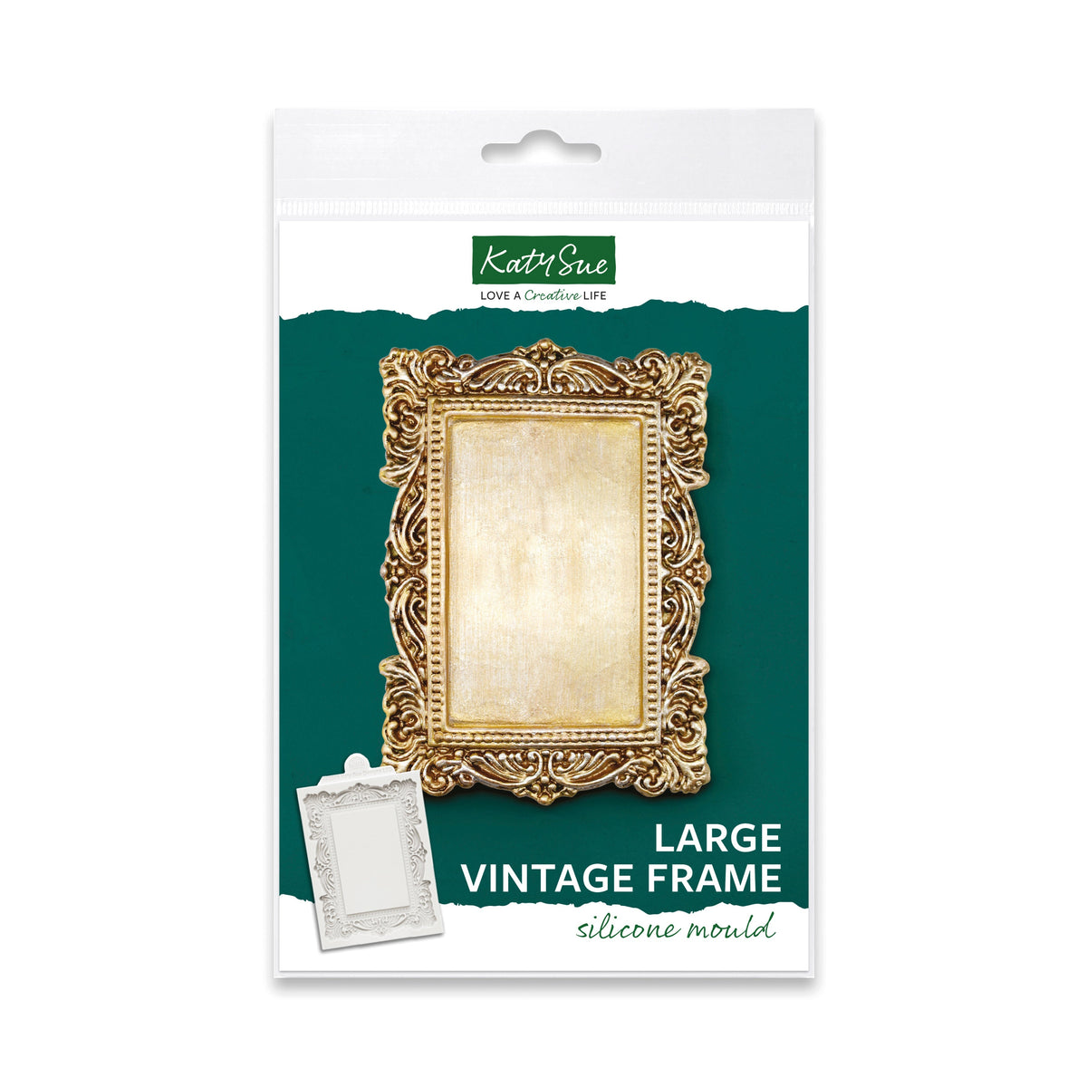 Large Vintage Frame Silicone Mould