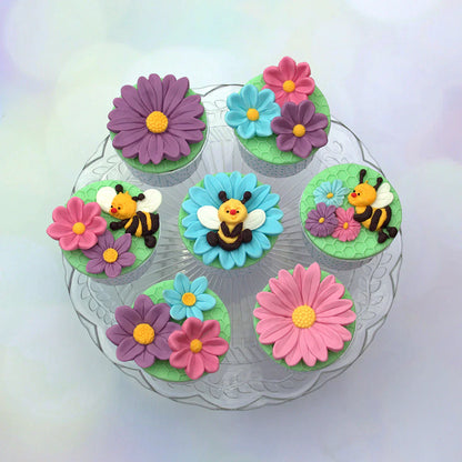 Moule en silicone nid d'abeille et abeilles en continu
