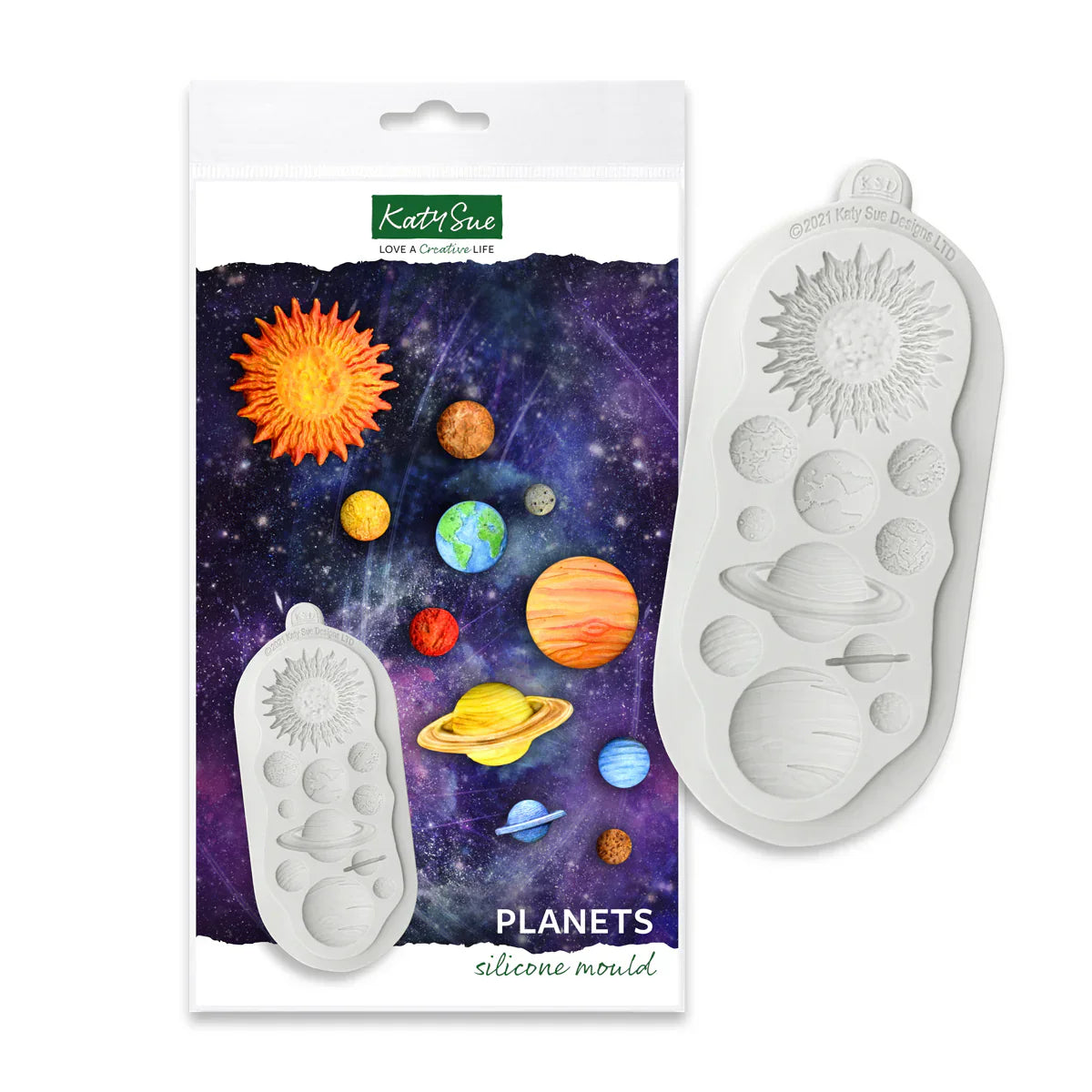 Moule en silicone planètes