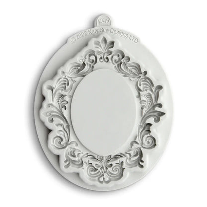 Moule en silicone grand cadre ovale