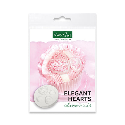 Elegant Heart Mold Silicone Mould