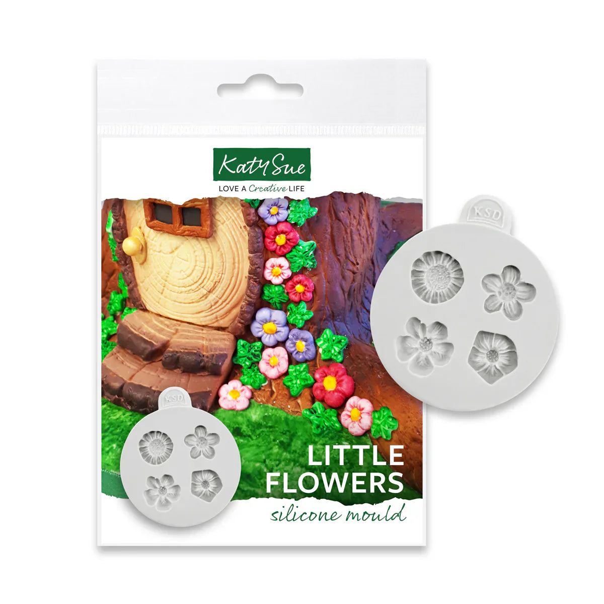 Moule en silicone petites fleurs
