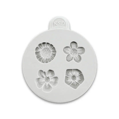 Moule en silicone petites fleurs