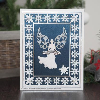 Dies by Sue Wilson Cadre ajustable Flocon de neige festif