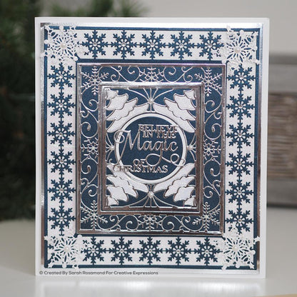 Dies by Sue Wilson Cadre ajustable Flocon de neige festif