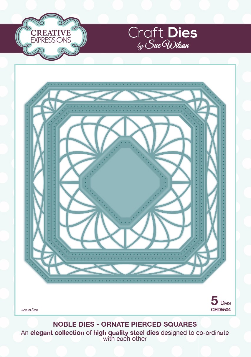 Matrice de découpe « Noble Ornate Pierced Squares »
