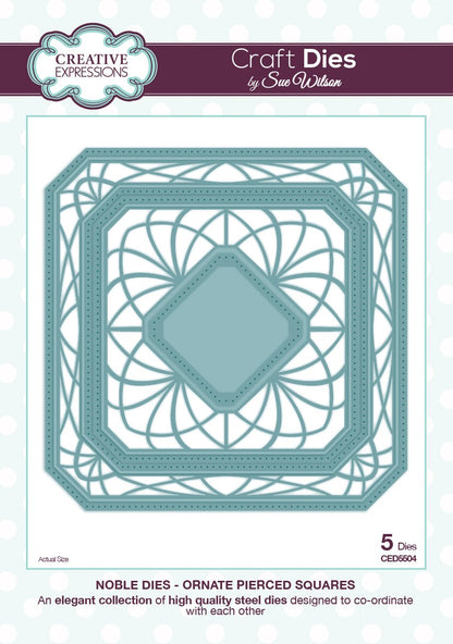 Matrice de découpe « Noble Ornate Pierced Squares »