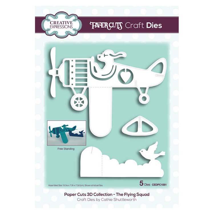 Creative Expressions Paper Cuts Collection 3D - L'Escadron Volant