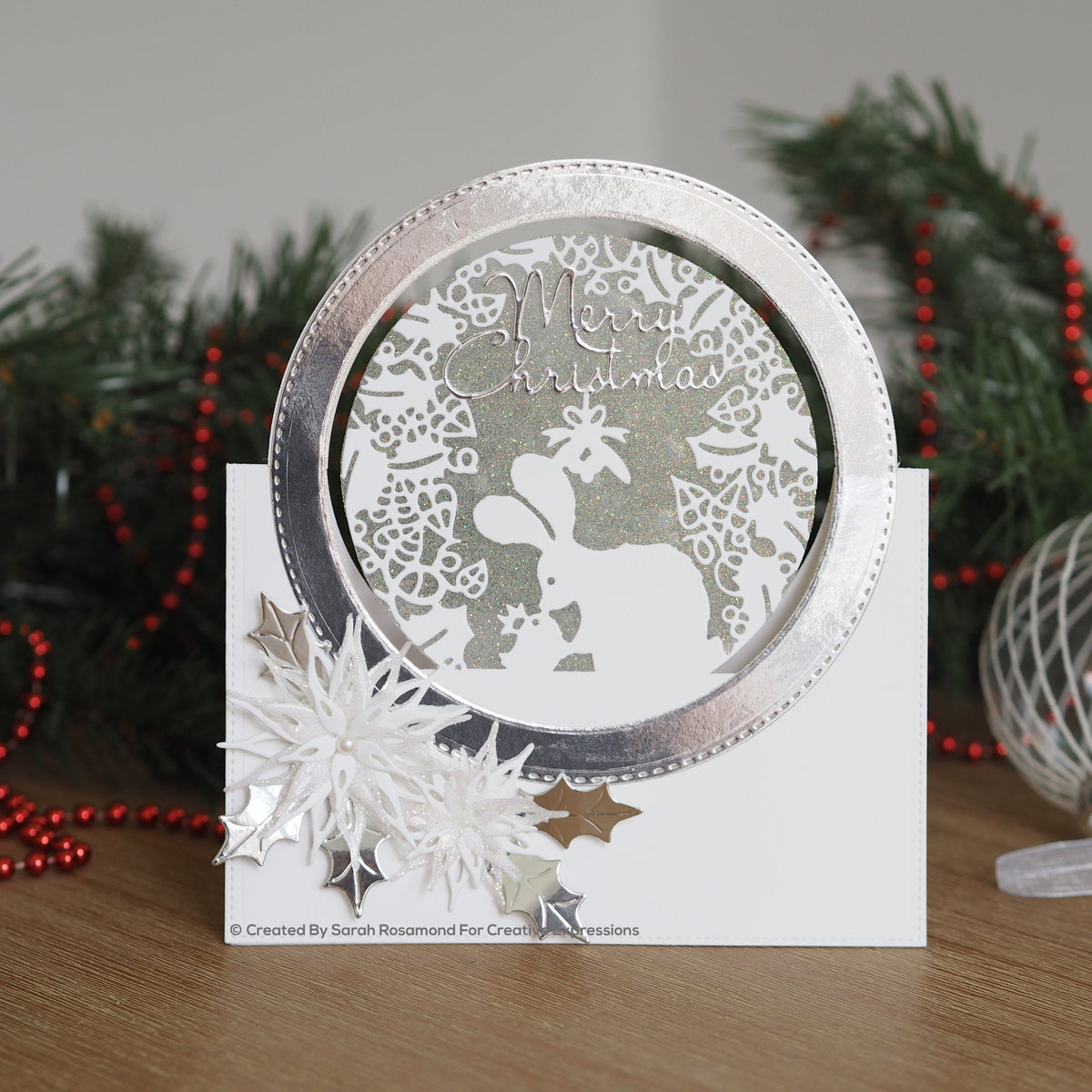 Paper Panda Merry Christmas Craft Die