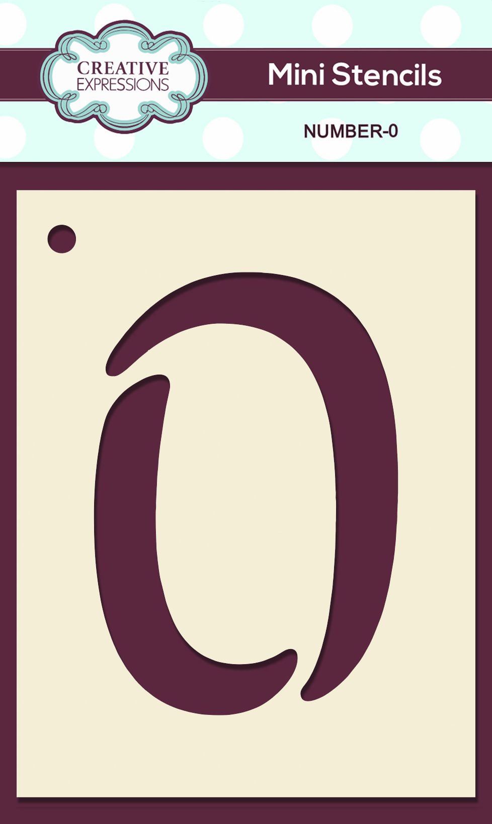 Mini numéros de pochoir