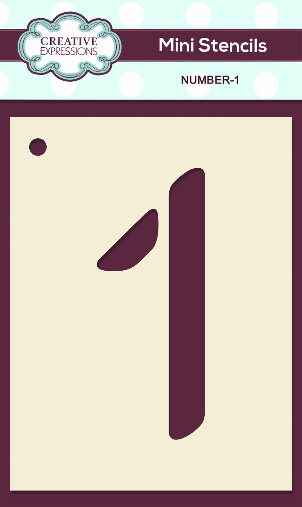 Mini numéros de pochoir