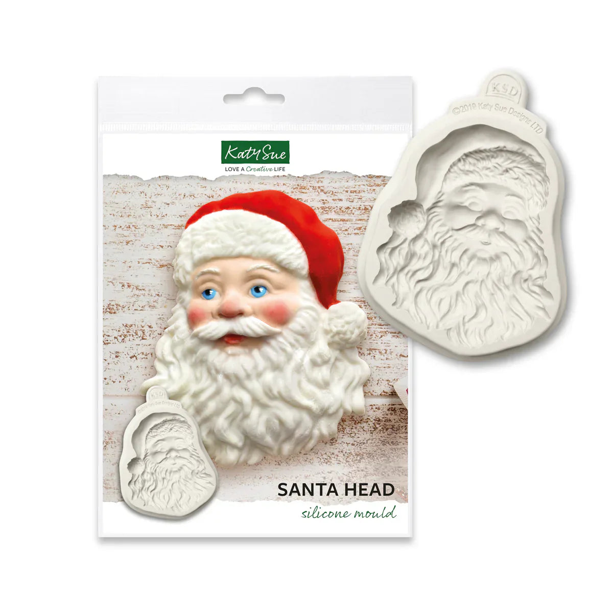 Santa Head Silicone Mould
