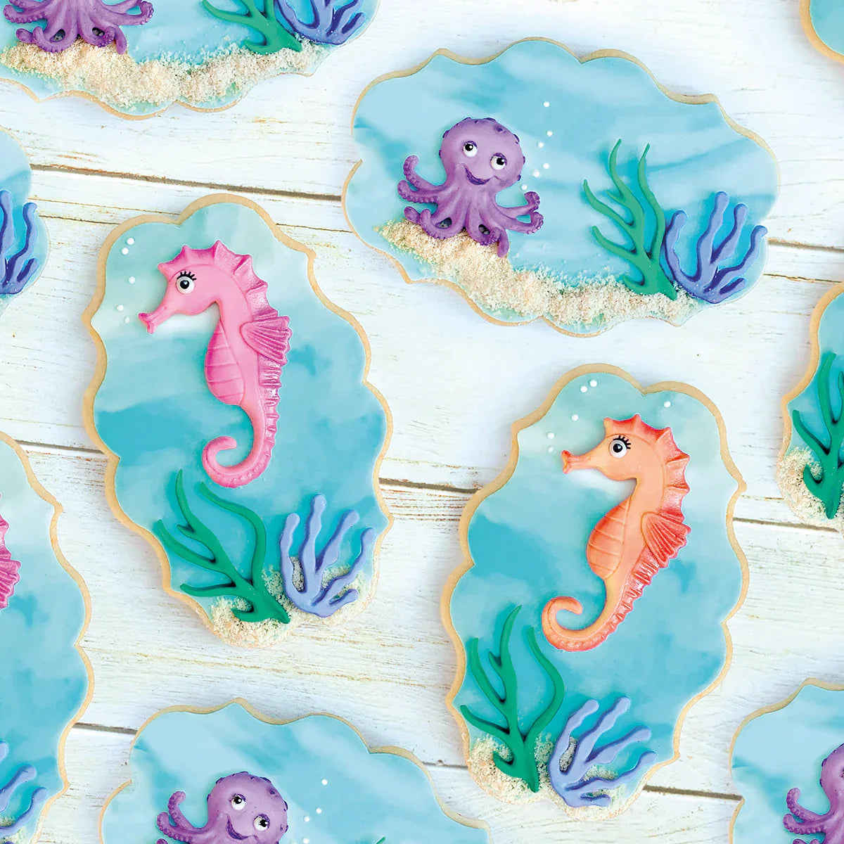 Octopus and Seahorse Silicone Mould
