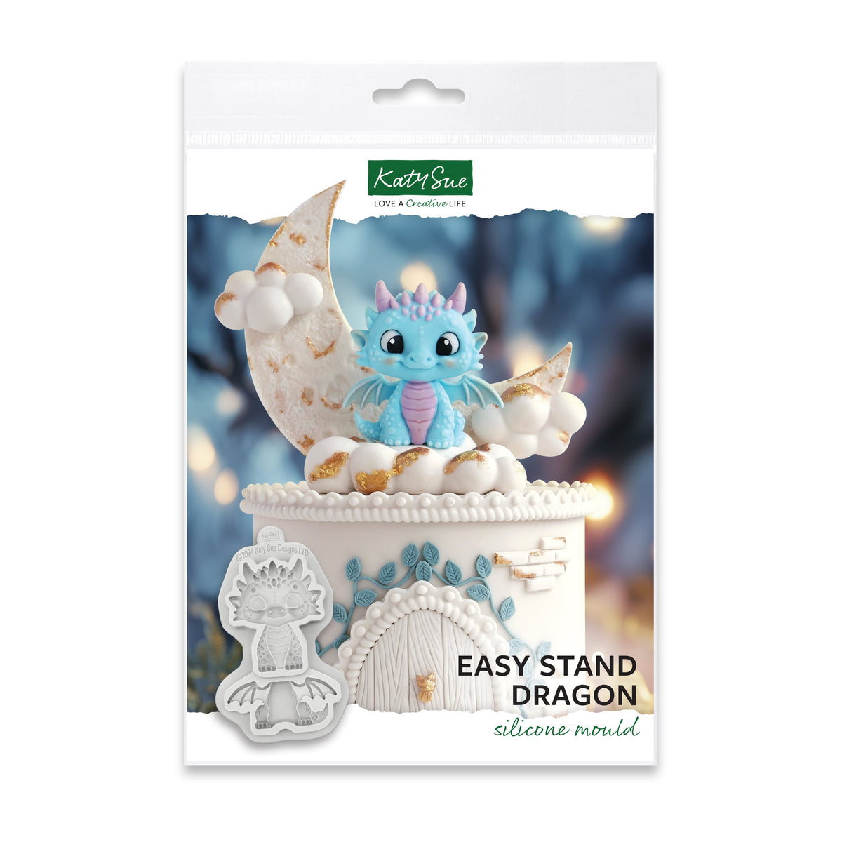 Katy Sue Easy Stand Dragon Silicone Mould