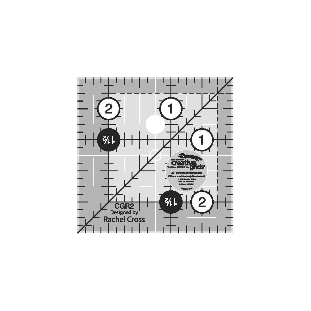 Creative Grids Quilt Ruler 2.5" Square