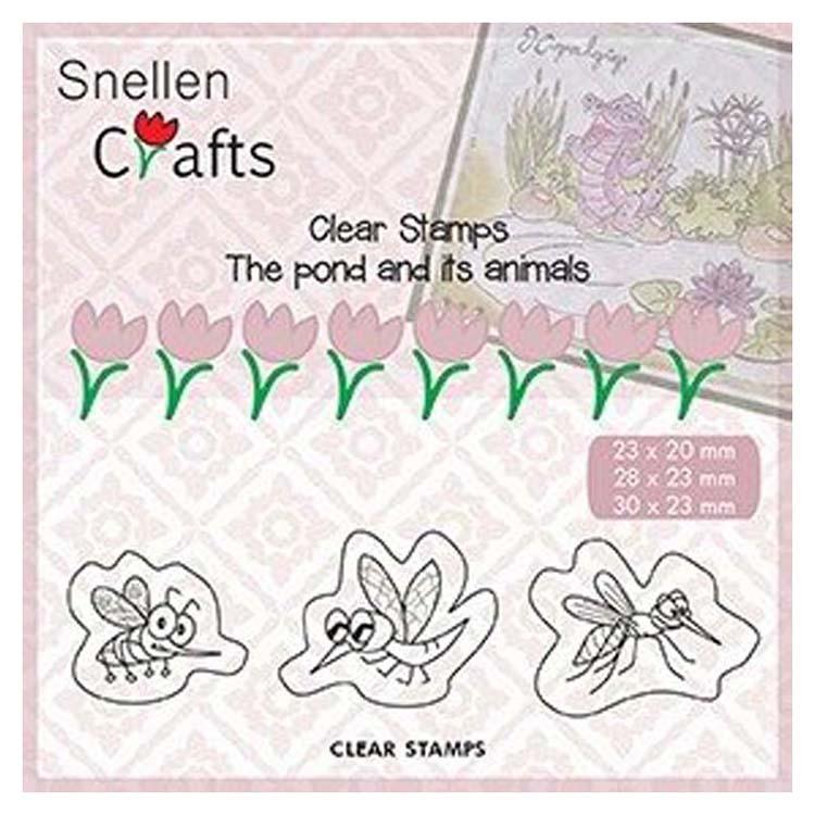 Snellen Crafts Tampon Transparent Insectes
